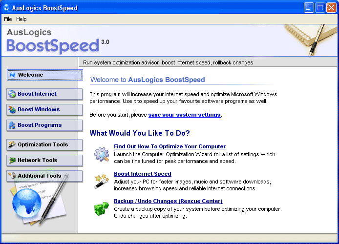 Auslogics BoostSpeed Screenshot